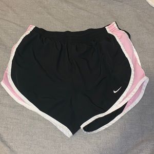 black and pink nike athletic shorts {2 for $12}